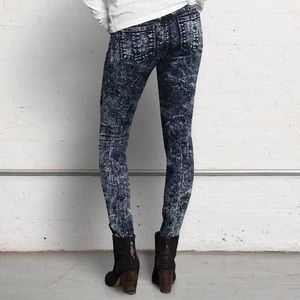 Rag & Bone Skinny Jean Leggings Acid Wash
